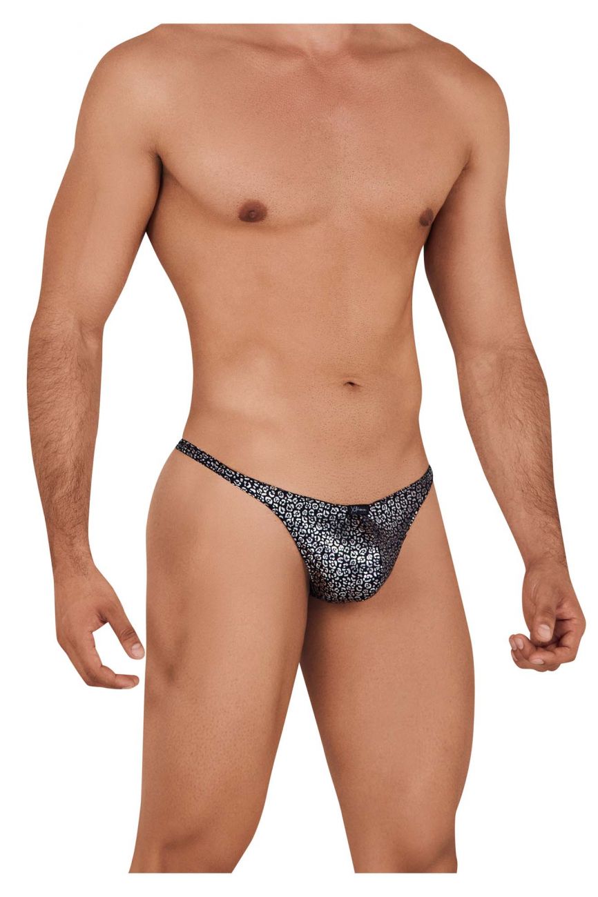 Xtremen 91096 Foil Microfiber Thongs Black