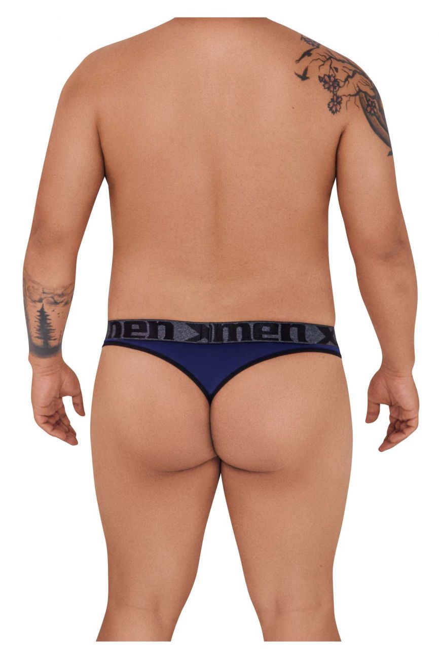 Xtremen 91101X Microfiber Thongs Dark Blue Plus Sizes