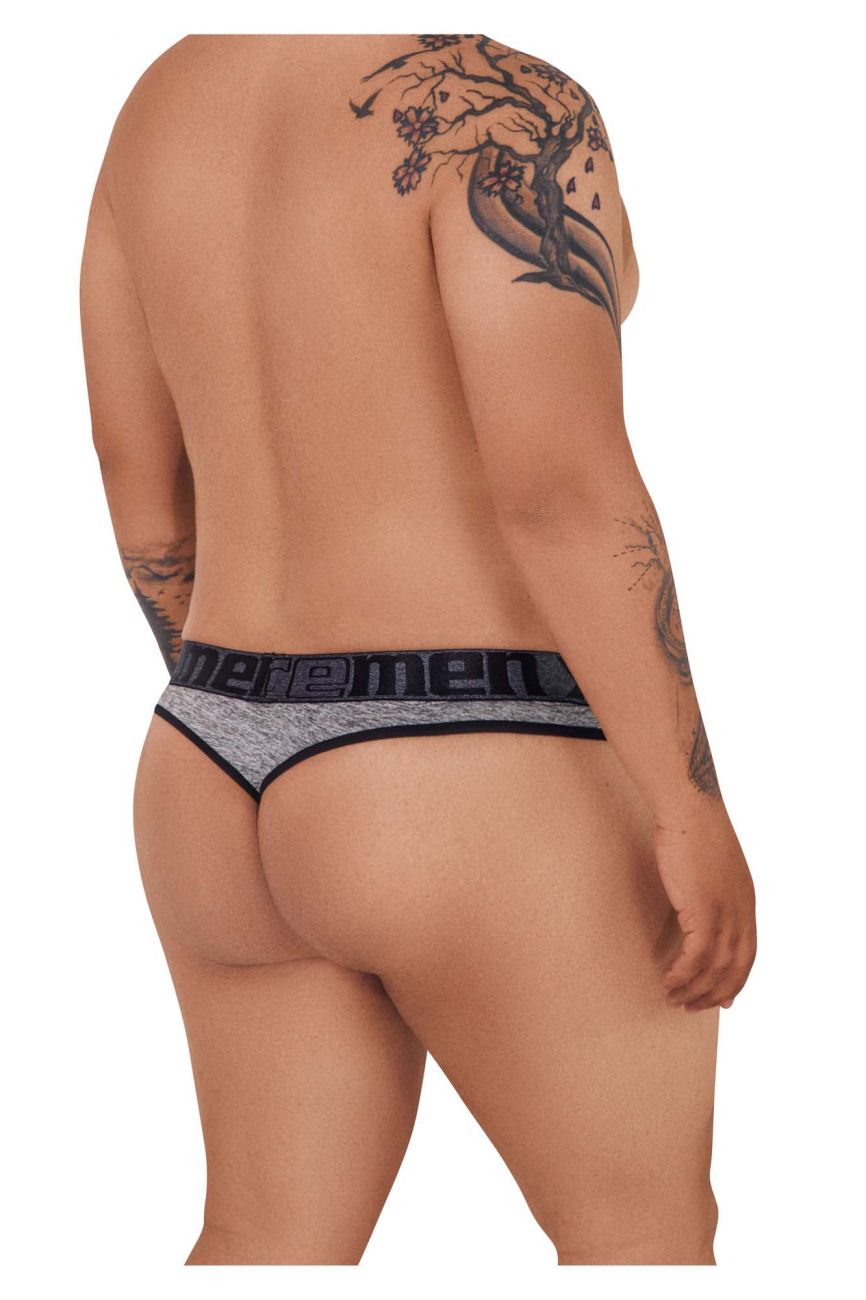 Xtremen 91101X Microfiber Thongs Jasper Gray Plus Sizes