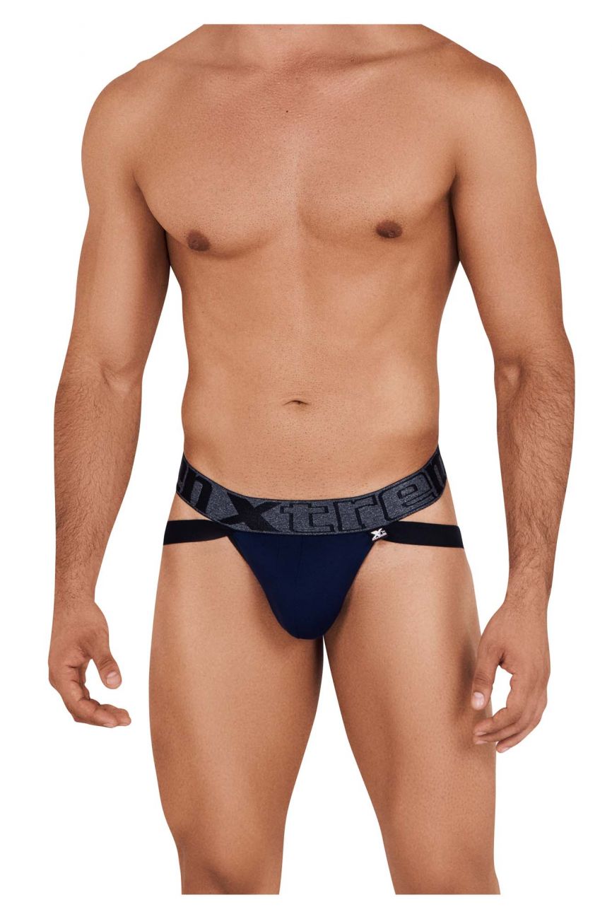 Xtremen 91102 Microfiber Jockstrap Dark Blue