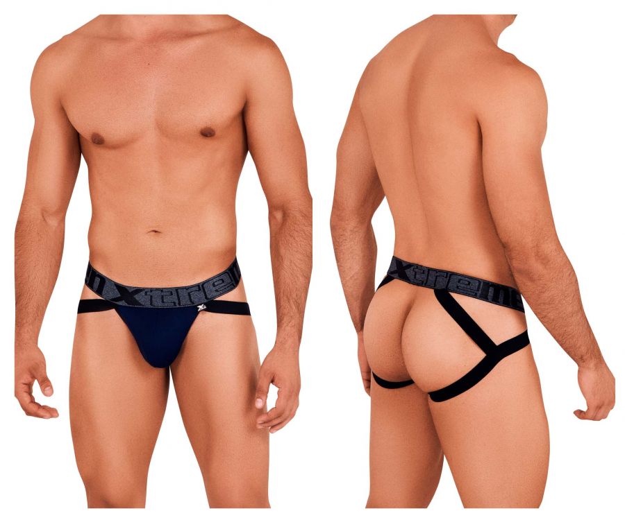 Xtremen 91102 Microfiber Jockstrap Dark Blue