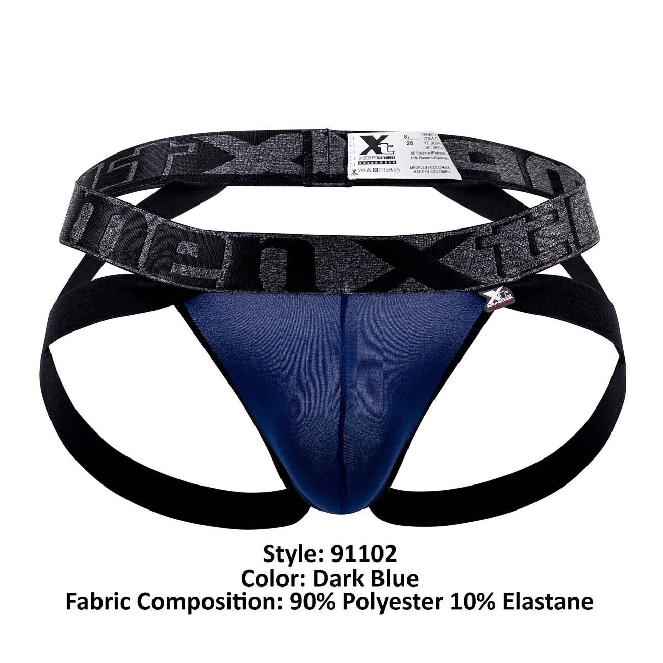 Xtremen 91102 Microfiber Jockstrap Dark Blue