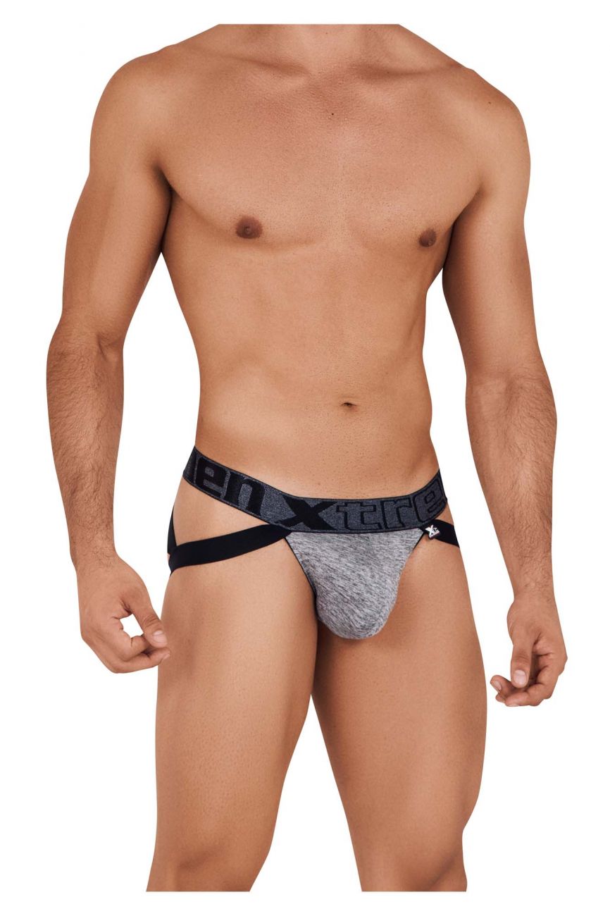 Xtremen 91102 Microfiber Jockstrap Jasper Gray