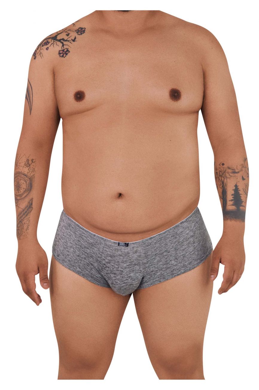 Xtremen 91103X Microfiber Trunks Jasper Grey Plus Sizes