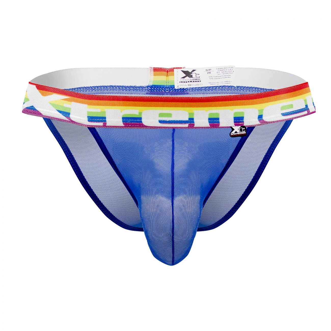 Xtremen 91104 Pride Mesh Bikini Neon Royal
