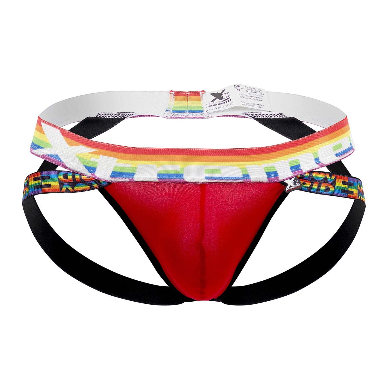 Xtremen 91105 Pride Jockstrap Red