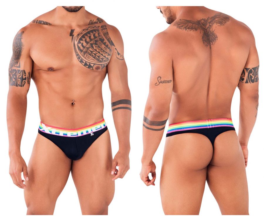 Xtremen 91106 Pride Thongs Black