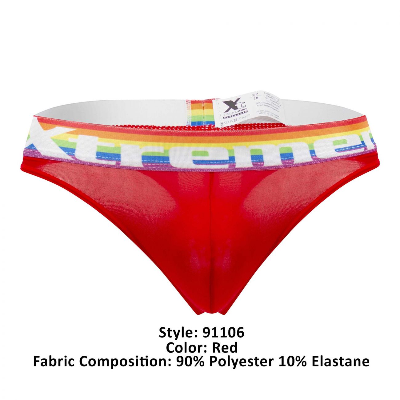 Xtremen 91106 Pride Thongs Red