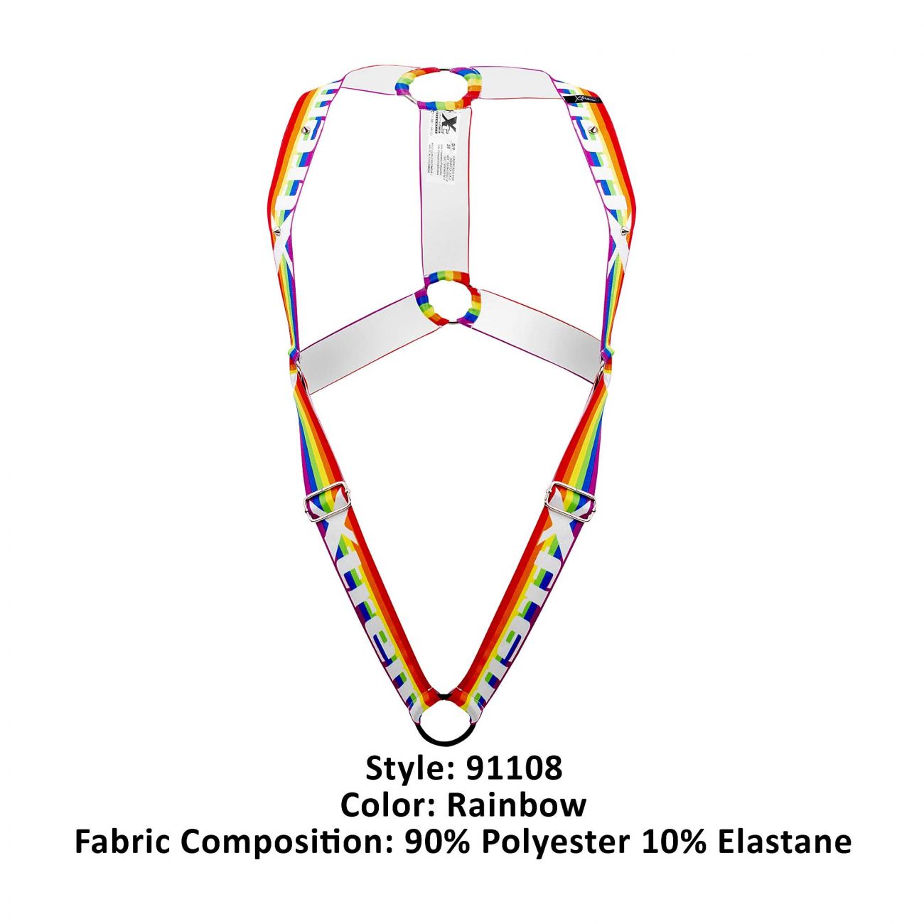 Xtremen 91108 C-Ring Harness Rainbow