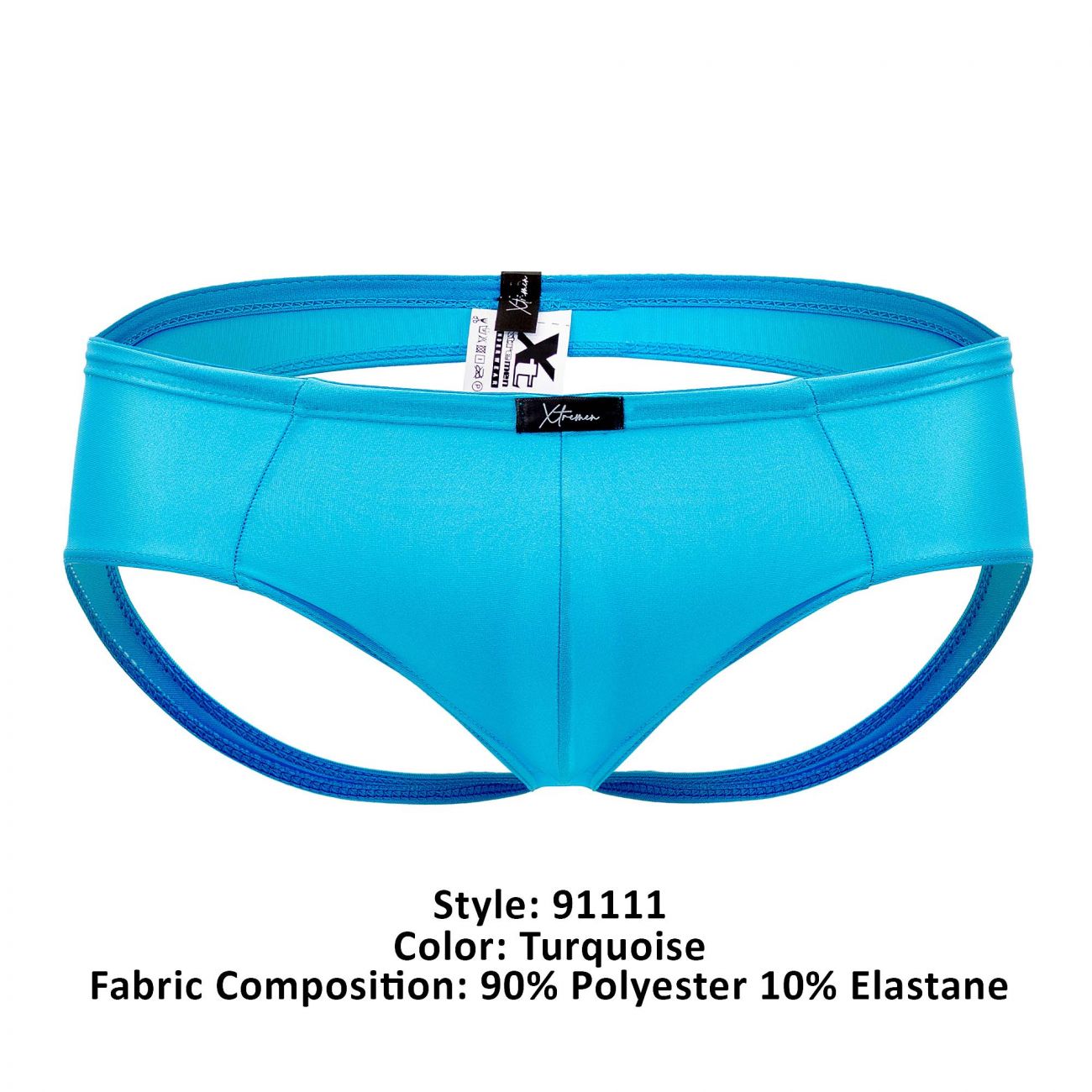 Xtremen 91111 Super Shine Jockstrap Turquoise