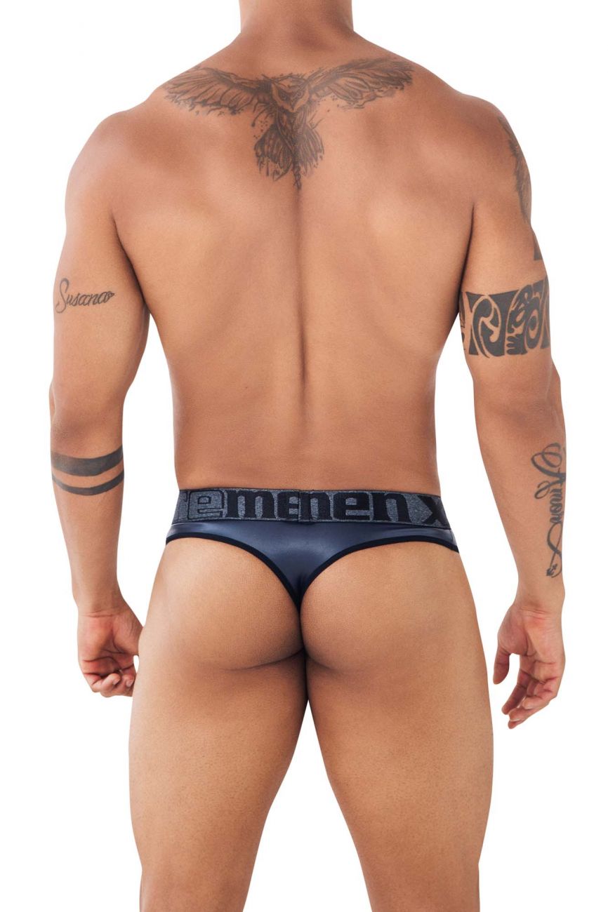 Xtremen 91113 Faux Leather Thongs Navy