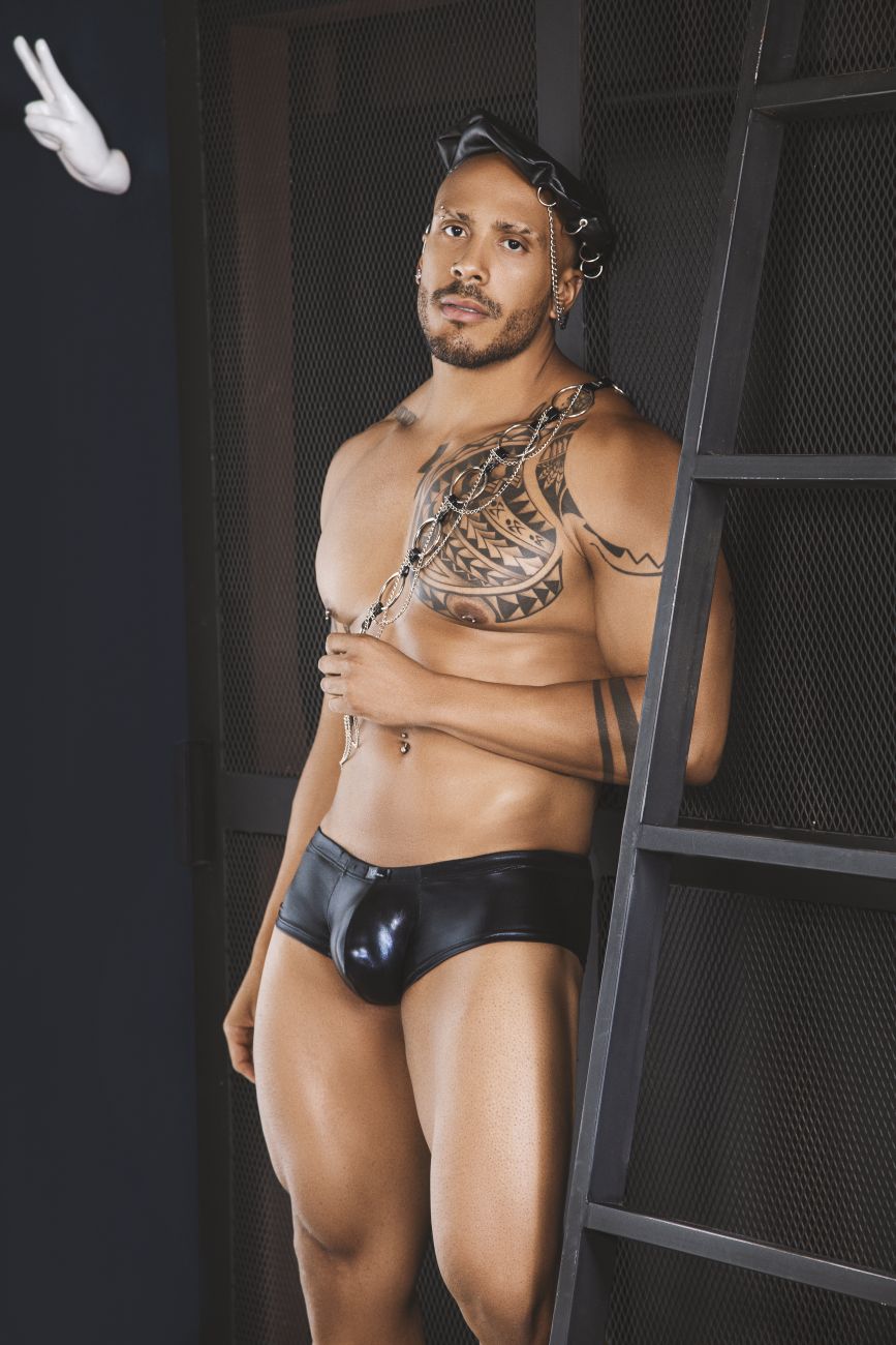 Xtremen 91115 Metallic Briefs Black