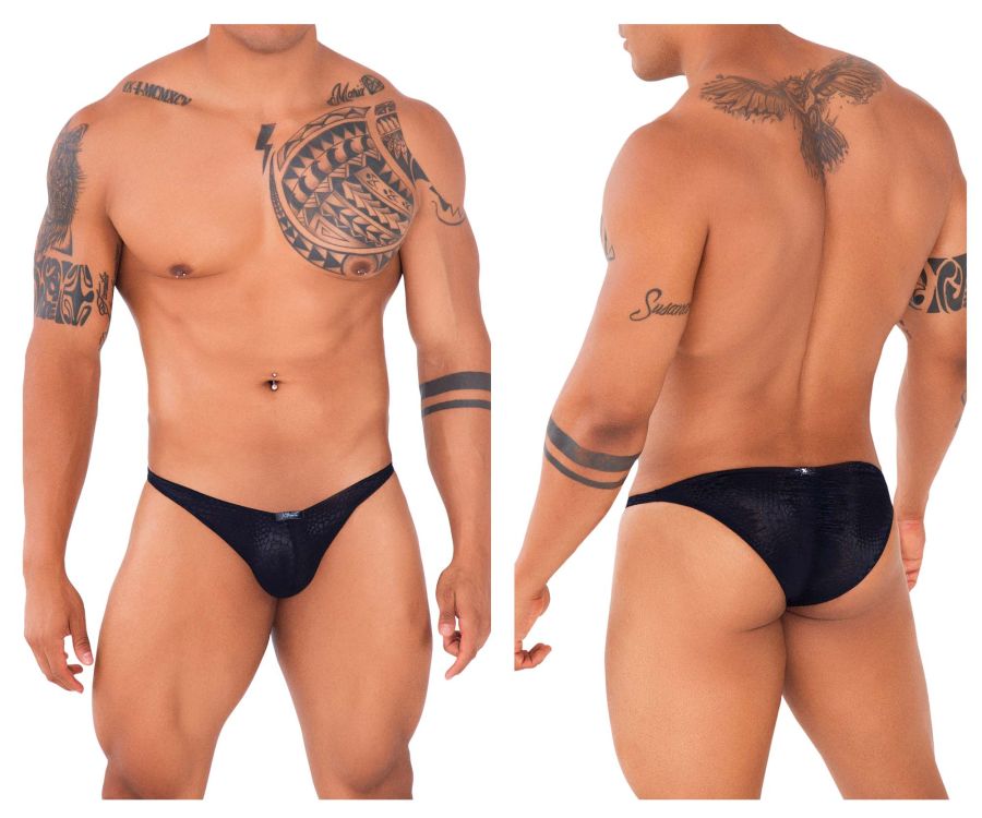 Xtremen 91121 Sensual Lace Bikini Black