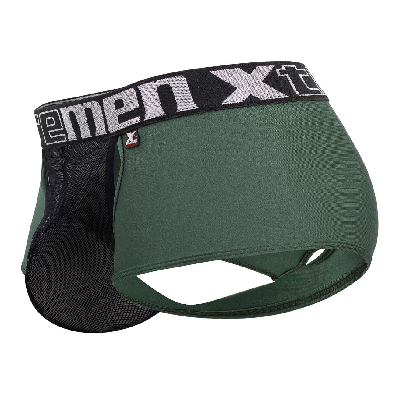 Xtremen 91125 Daring Mesh Trunks Green