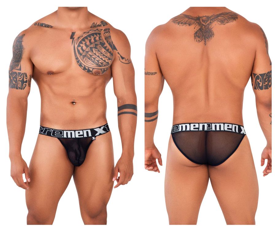 Xtremen 91136 Sexy Mesh Bikini Black