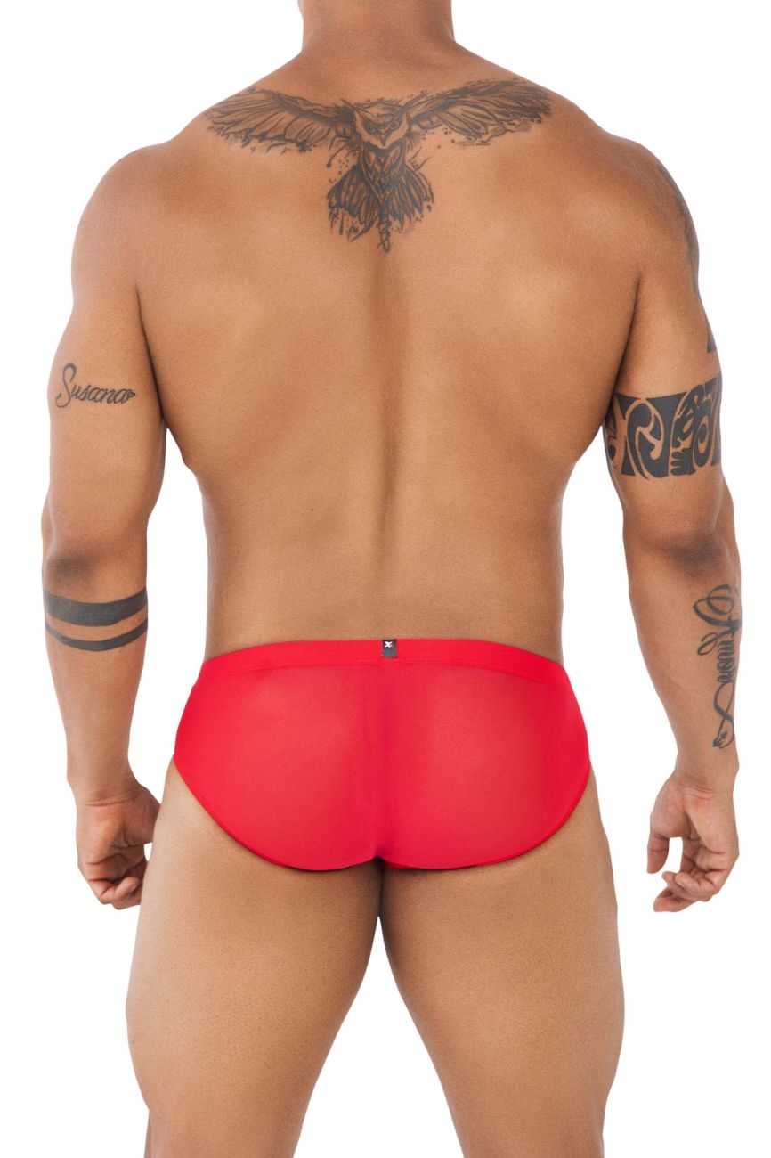 Xtremen 91138 Mesh Briefs Red