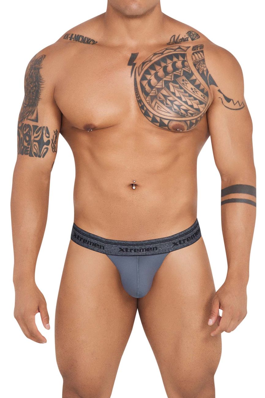 Xtremen 91141 Ultra-soft Thongs Dark Gray