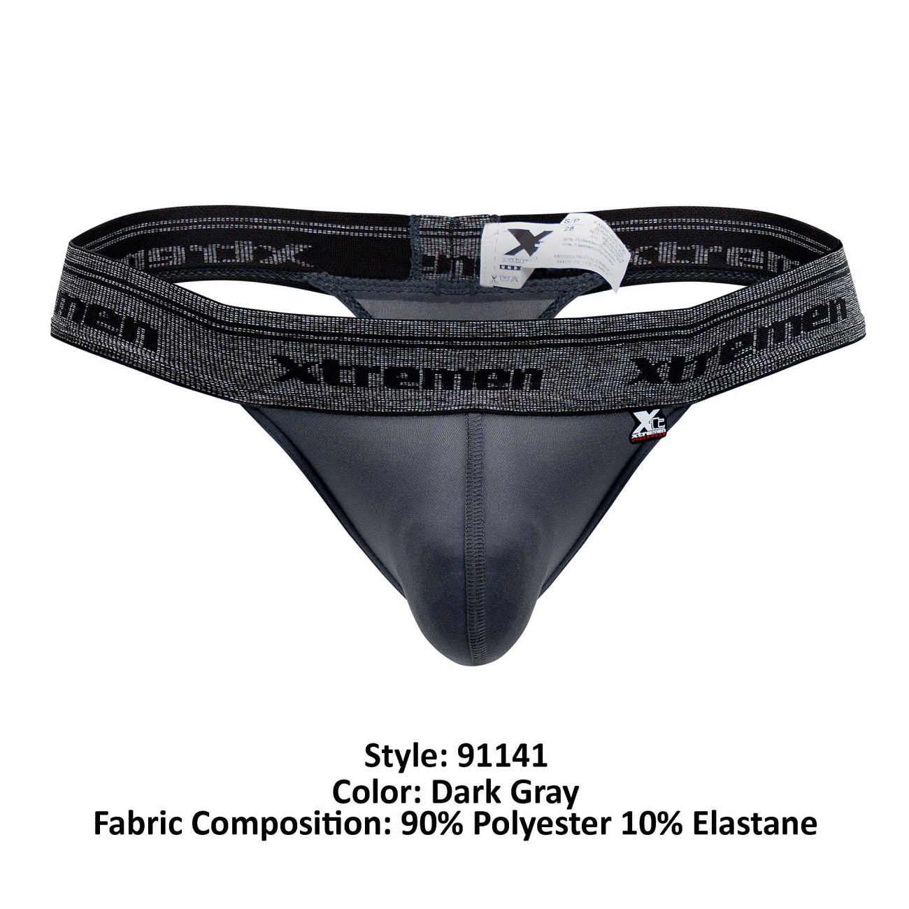 Xtremen 91141 Ultra-soft Thongs Dark Gray