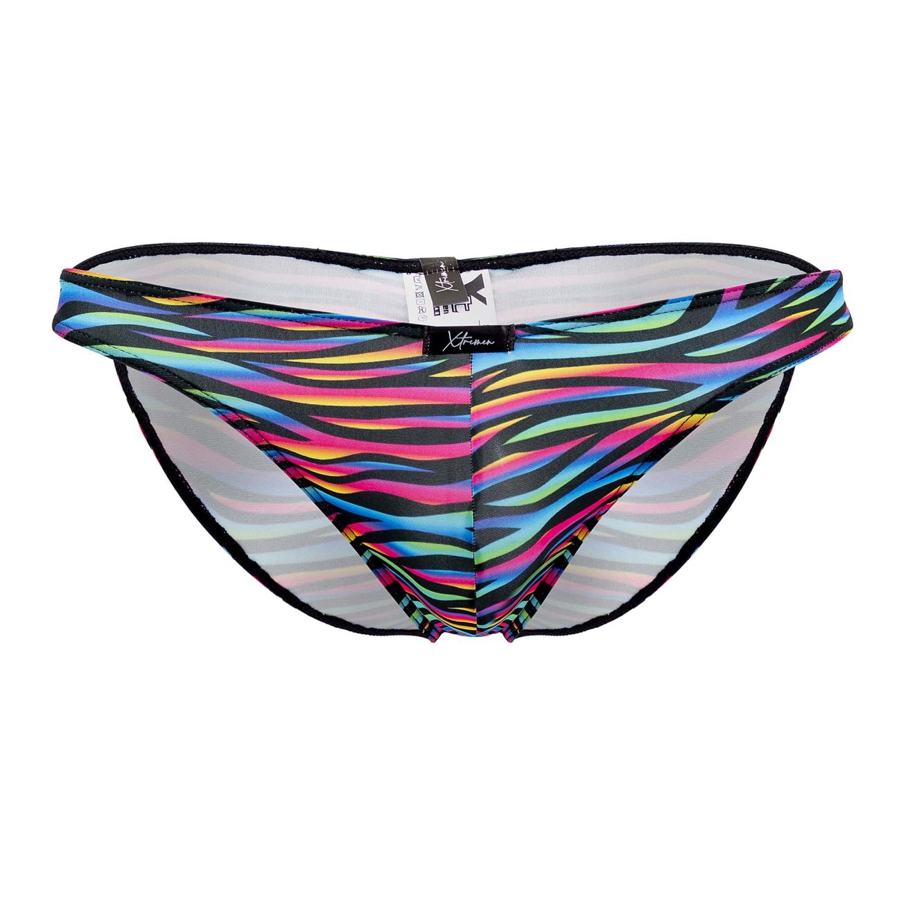 Xtremen 91145 Printed Microfiber Bikini Disco Zebra
