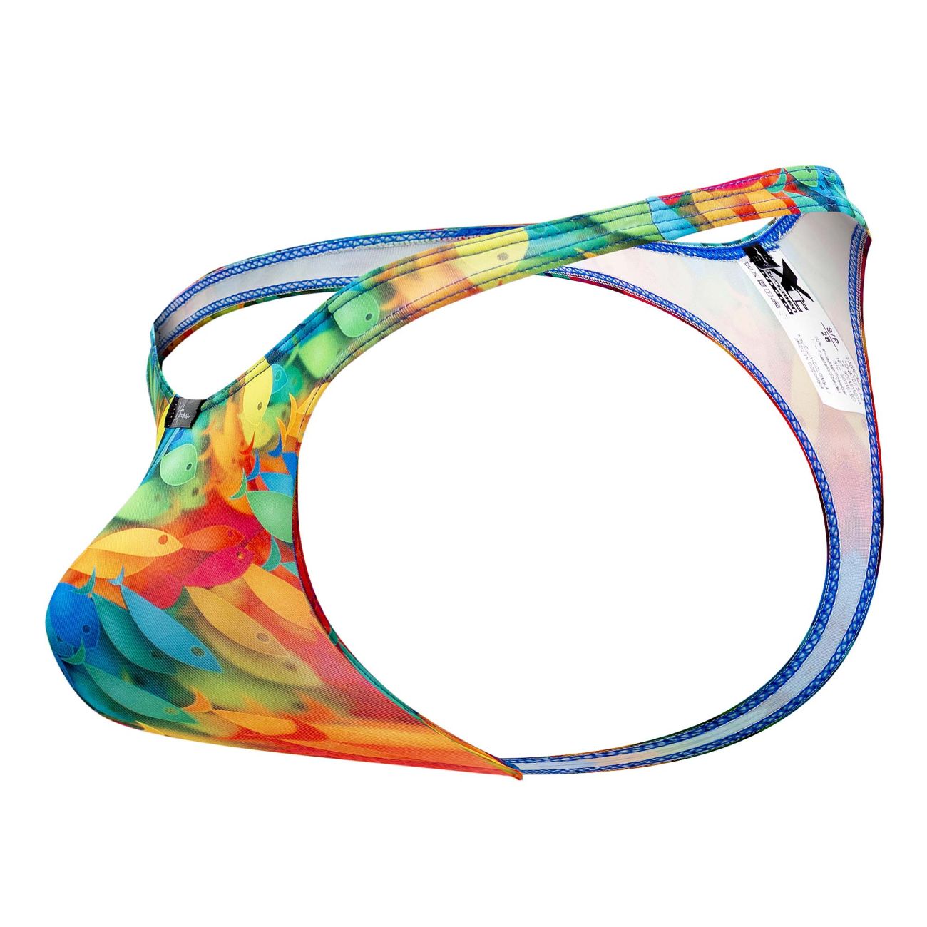 Xtremen 91146 Printed Microfiber Thongs Rainbow Fish