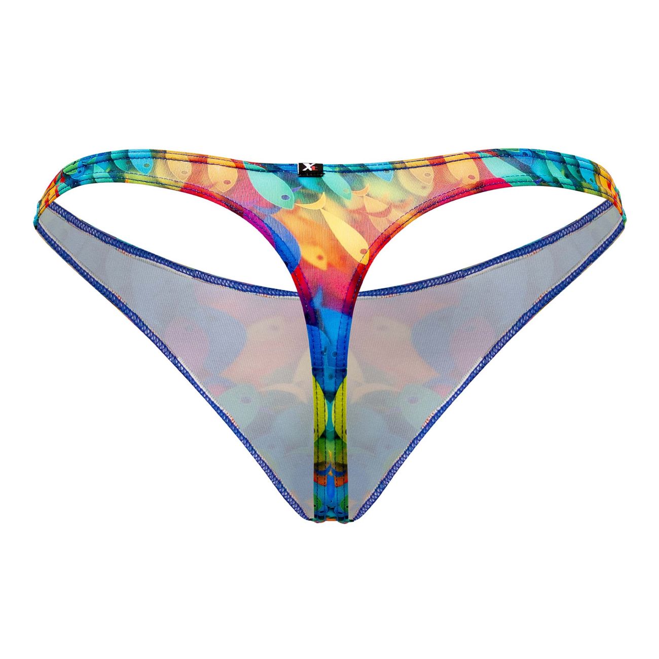 Xtremen 91146 Printed Microfiber Thongs Rainbow Fish