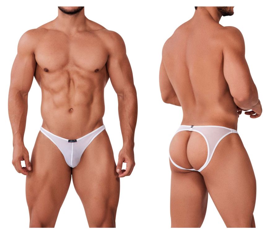 Xtremen 91153 Tulle mesh Jockstrap White