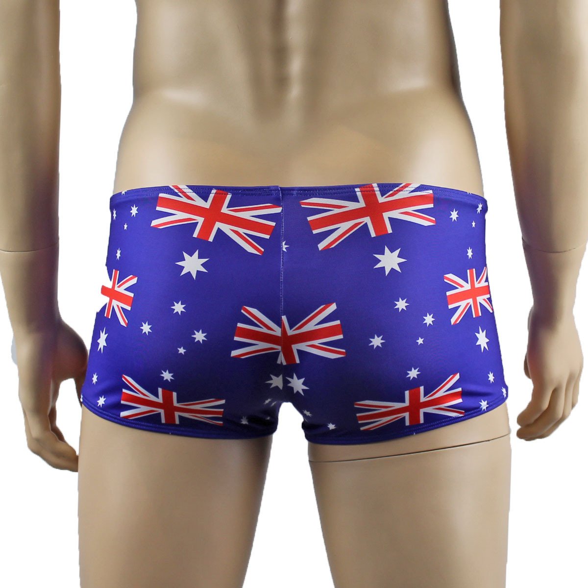 Mens Australian Flag Aussie Day Low Waisted Boxer Shorts