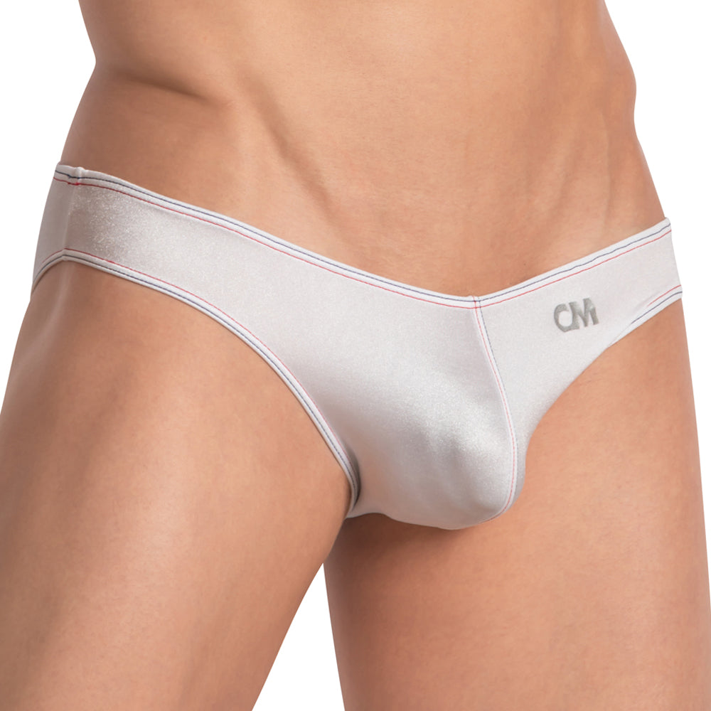 Cover Male CMI065 Breathable Bulge Pouch Mens Bikini Underwear White