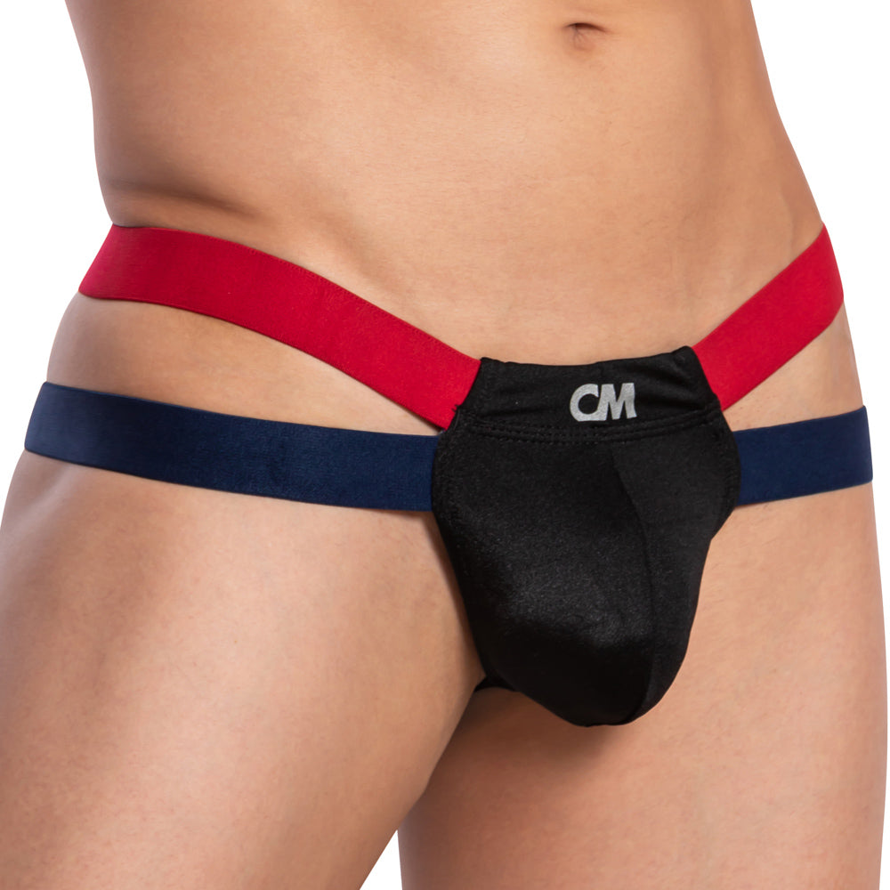 Cover Male Wide Strap Beauty Thong Black