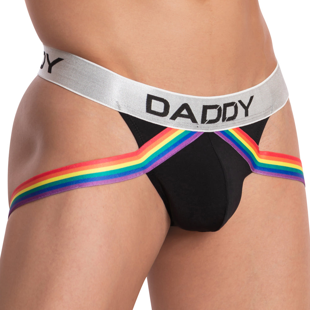 Daddy Rainbow Papi Jock Black Plus Sizes