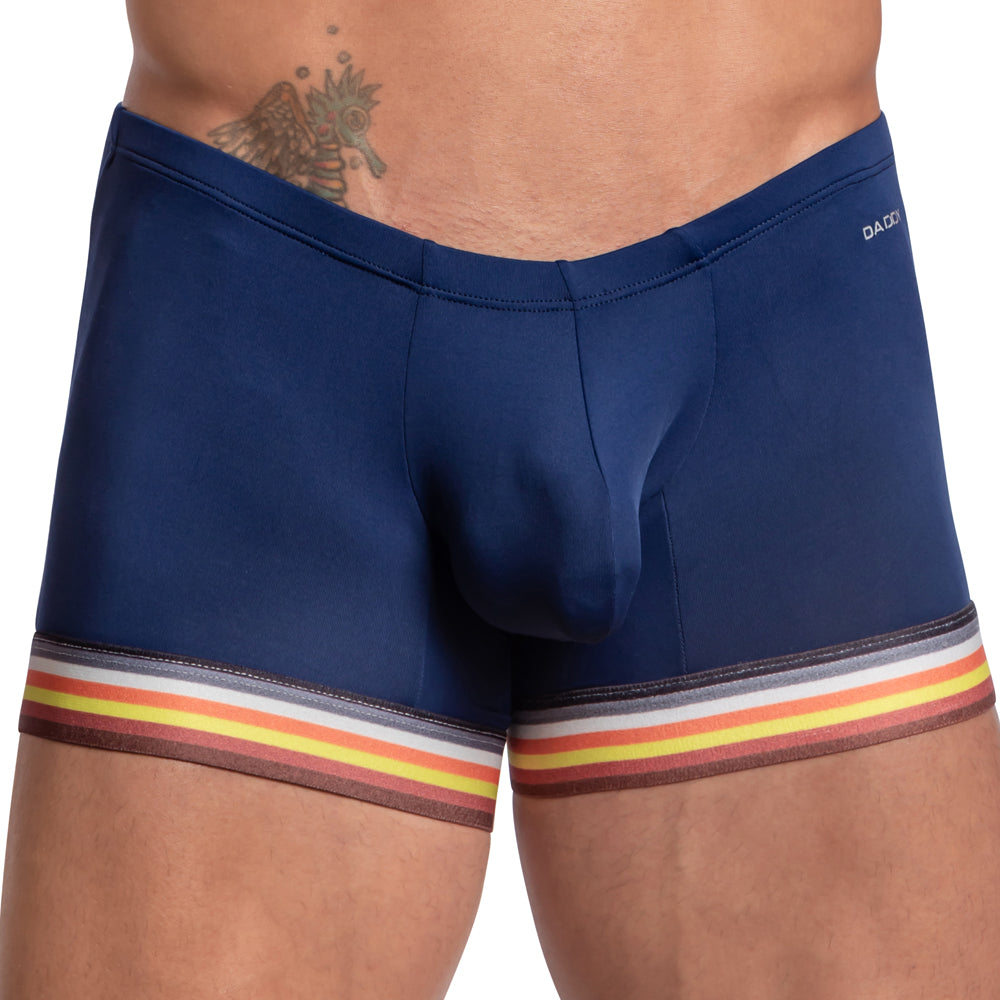 Daddy DDG012 Multi Color Boxer Trunk Navy
