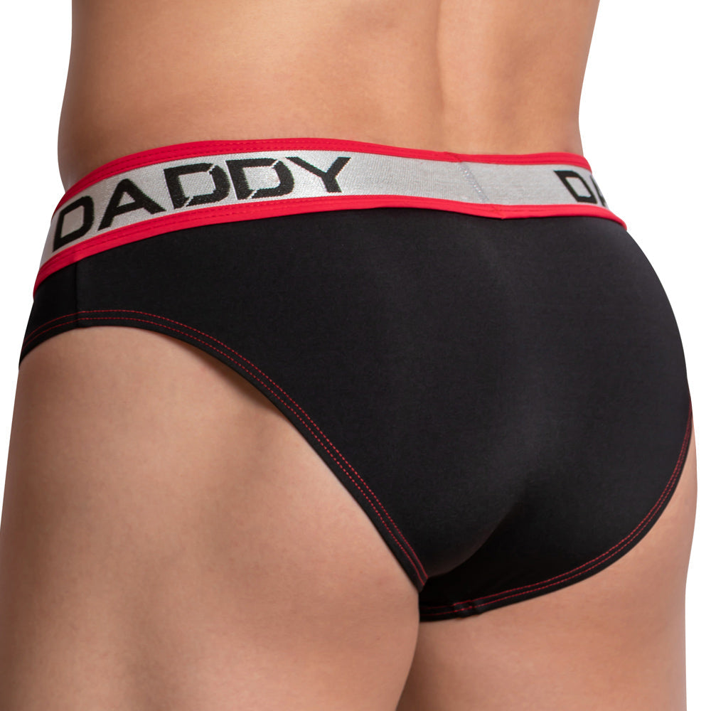 Daddy Dazzler Brief Black Plus Sizes