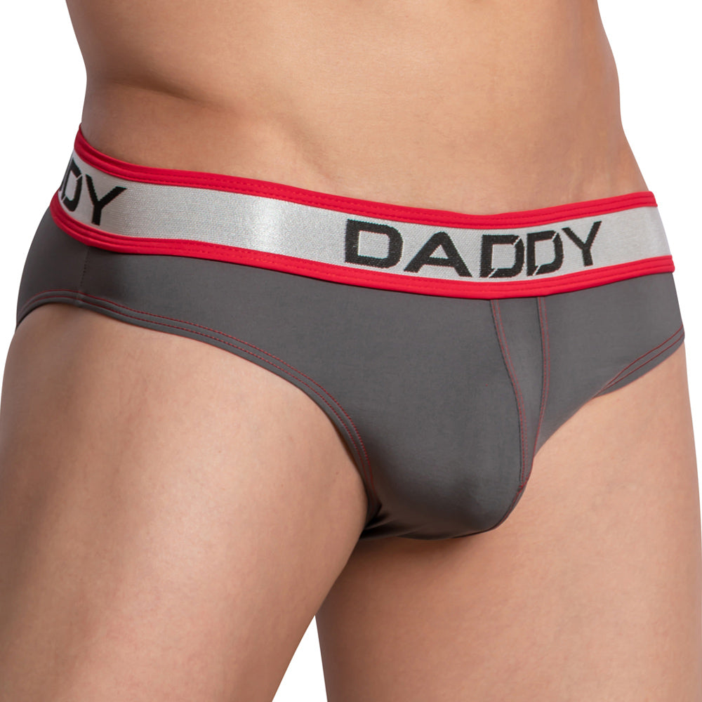 Daddy Dazzler Brief Grey Plus Sizes