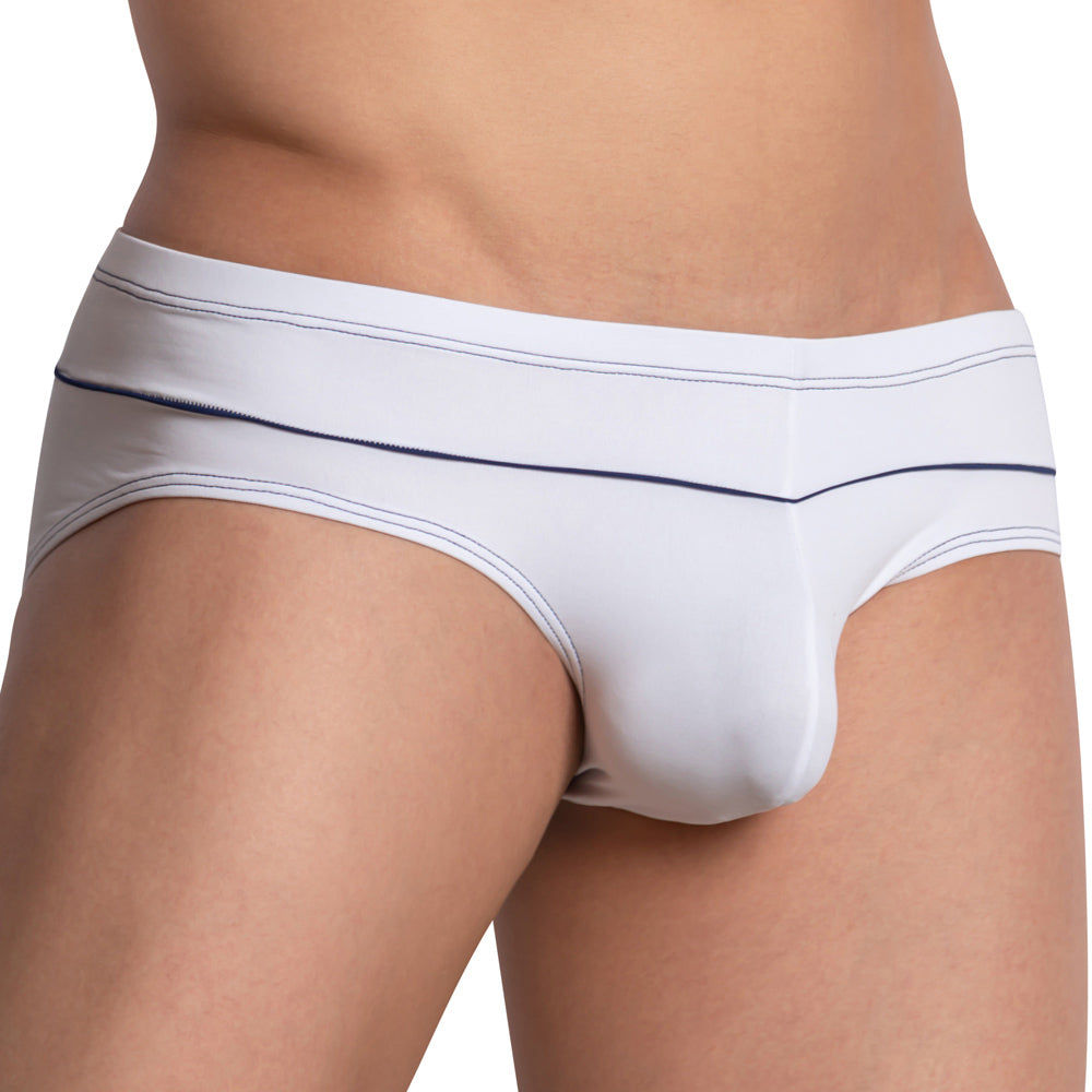 Daddy Support Panel Brief White Plus Sizes