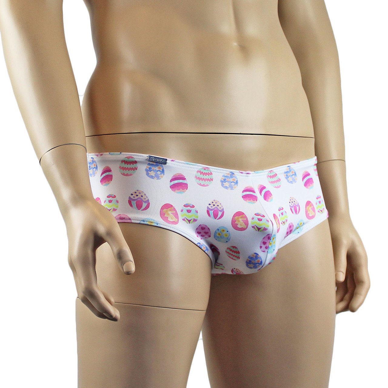 Mens Easter Egg Mini Low Rise Boxer Brief Shorts