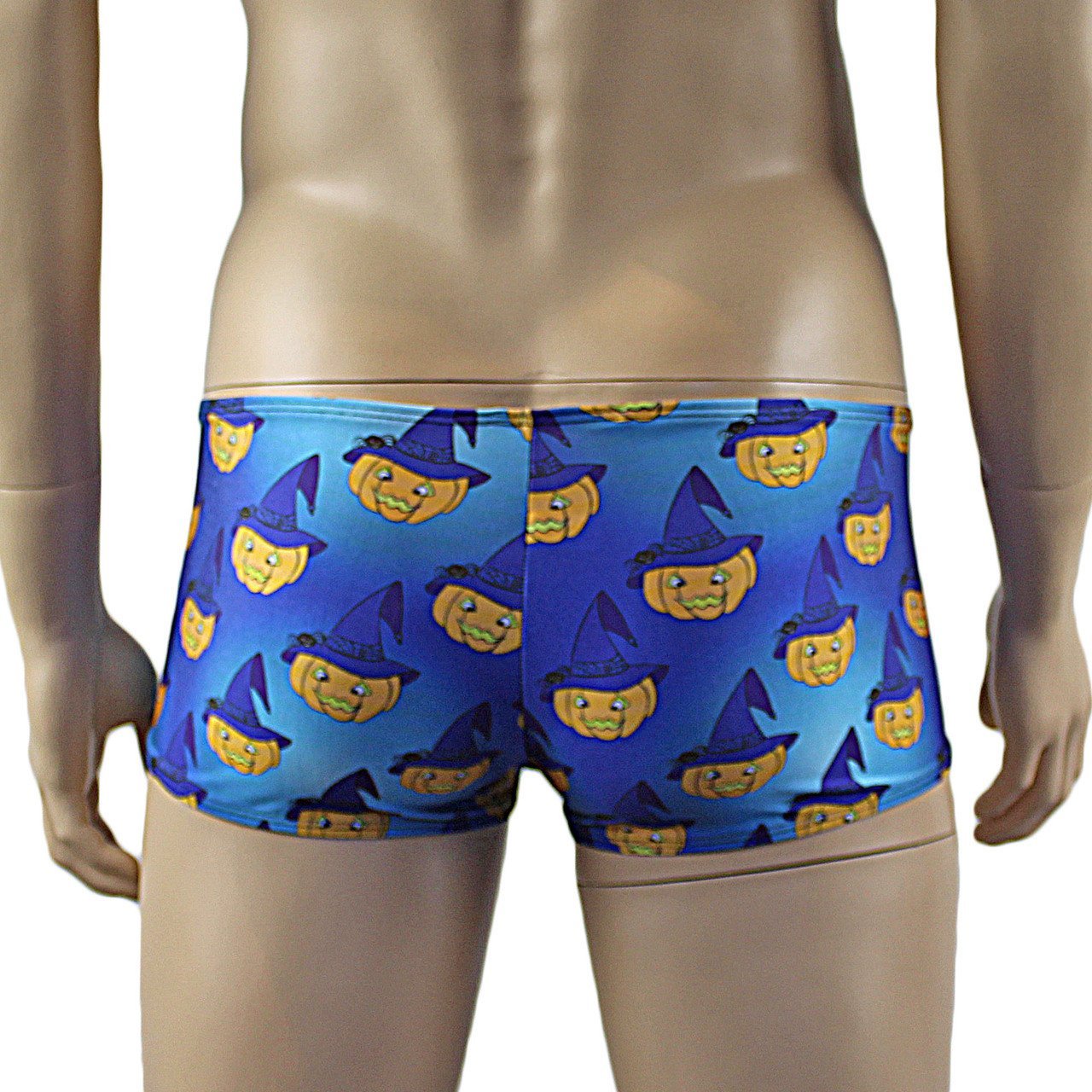 Mens Halloween Witches Pumpkin Face Boxer Shorts