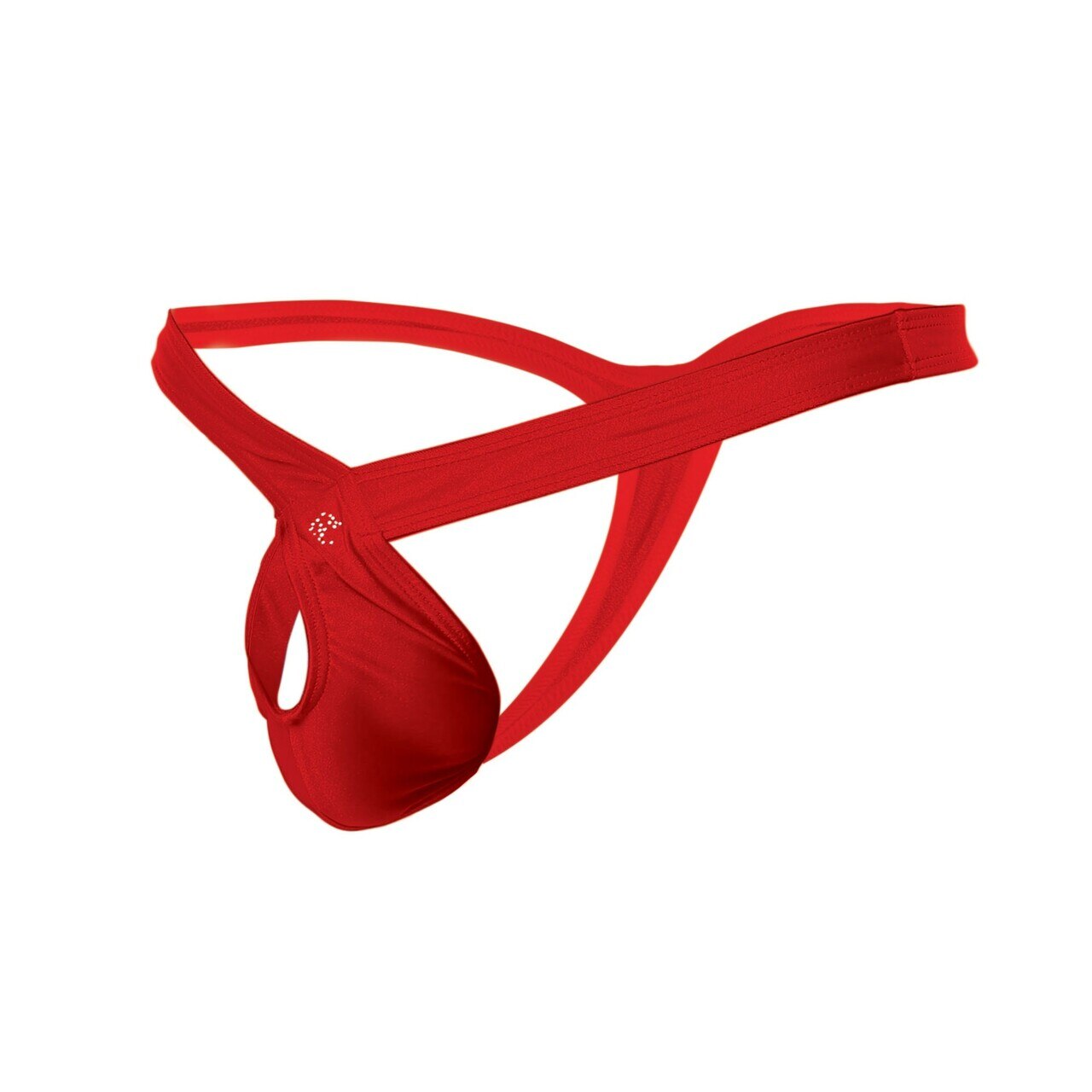 Mens Joe Snyder Infinity Hole Thong Red