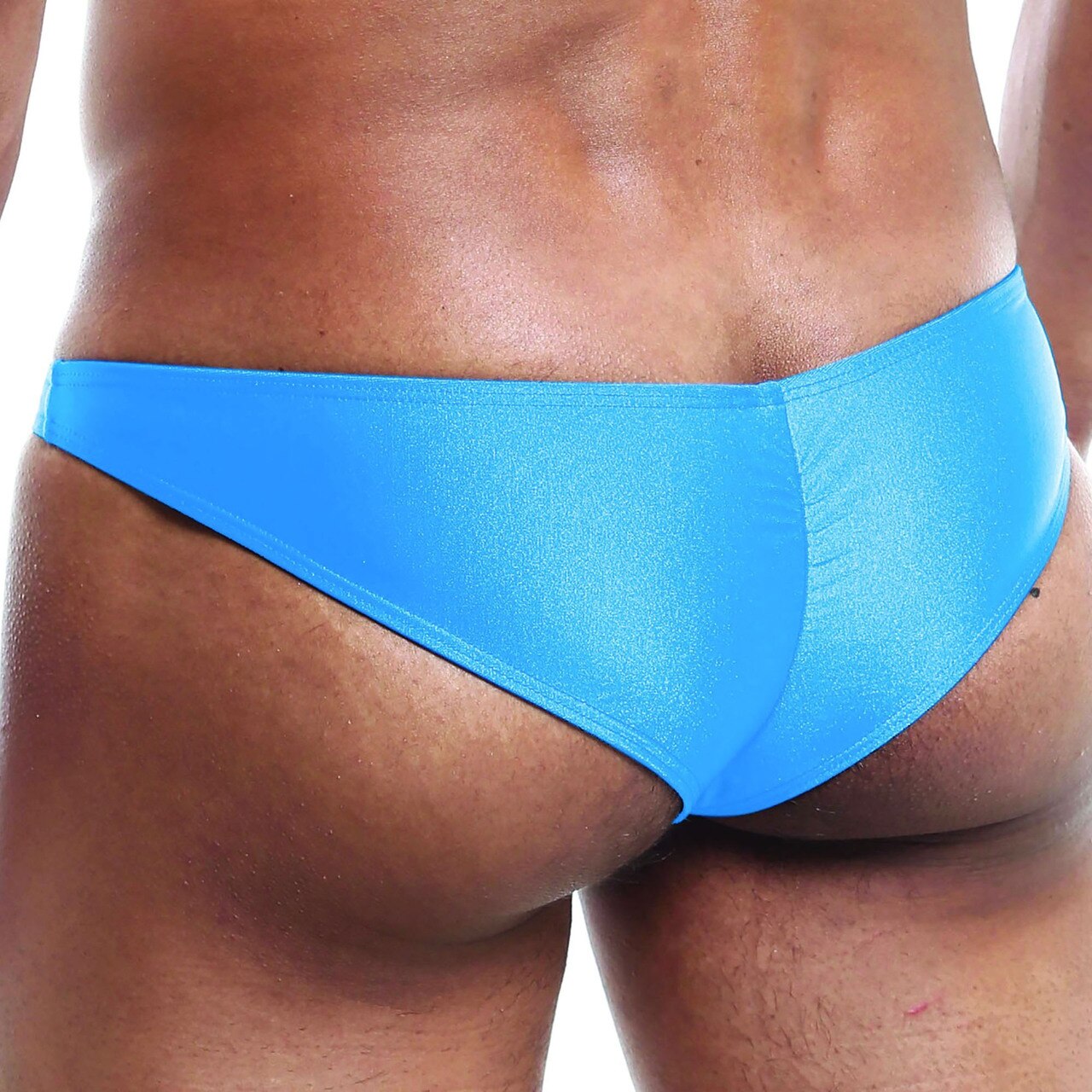 Mens Joe Snyder Infinity Hole Bikini Brief Turquoise