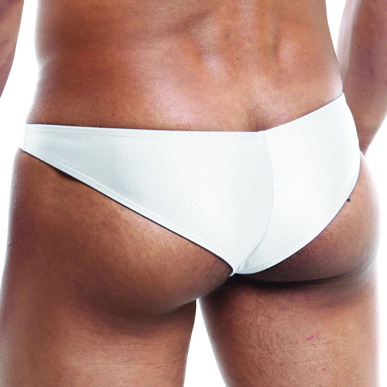 SALE - Mens Joe Snyder Infinity Hole Bikini Brief White