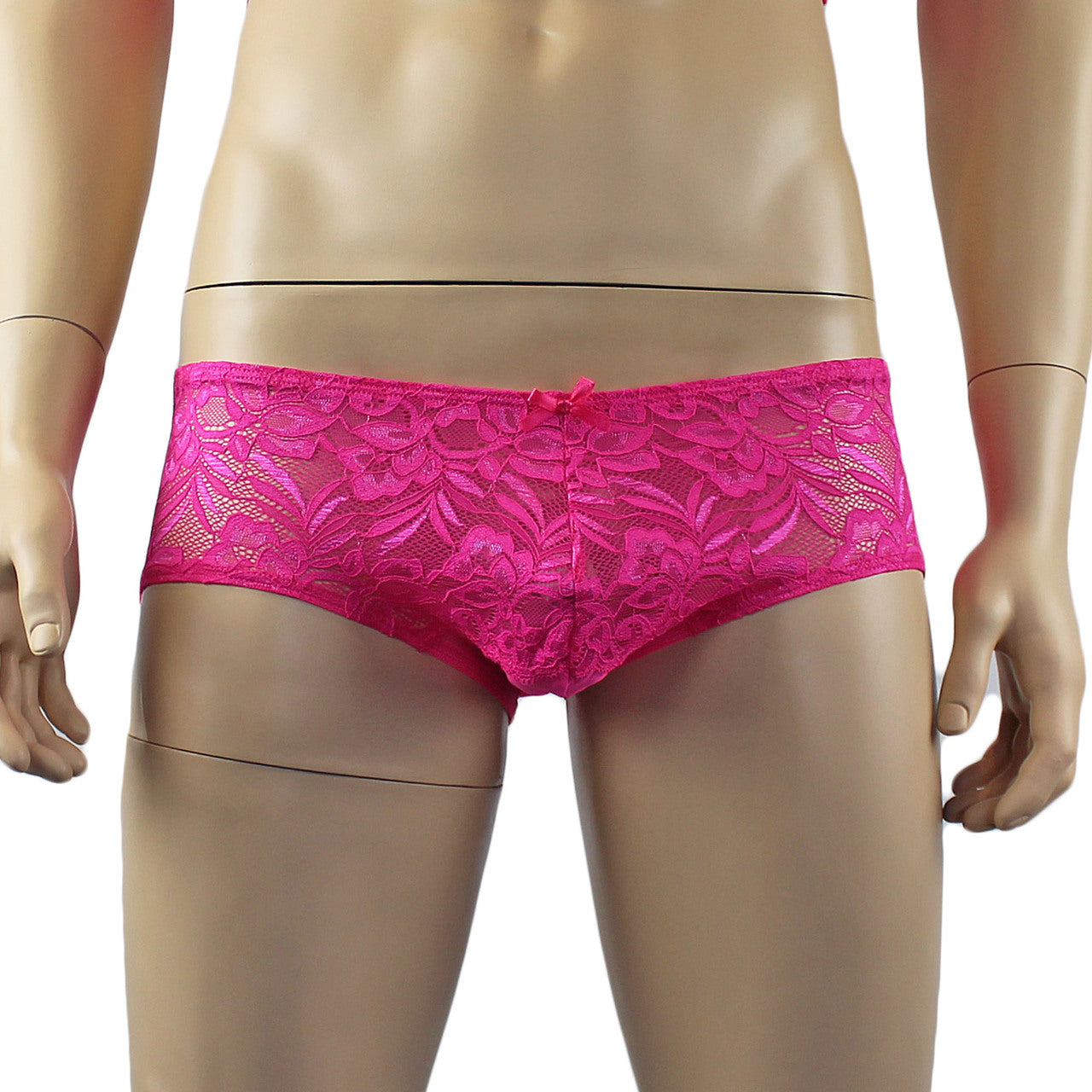 Mens Sexy Lace Camisole Top and  Panty Brief (pink plus other colours)