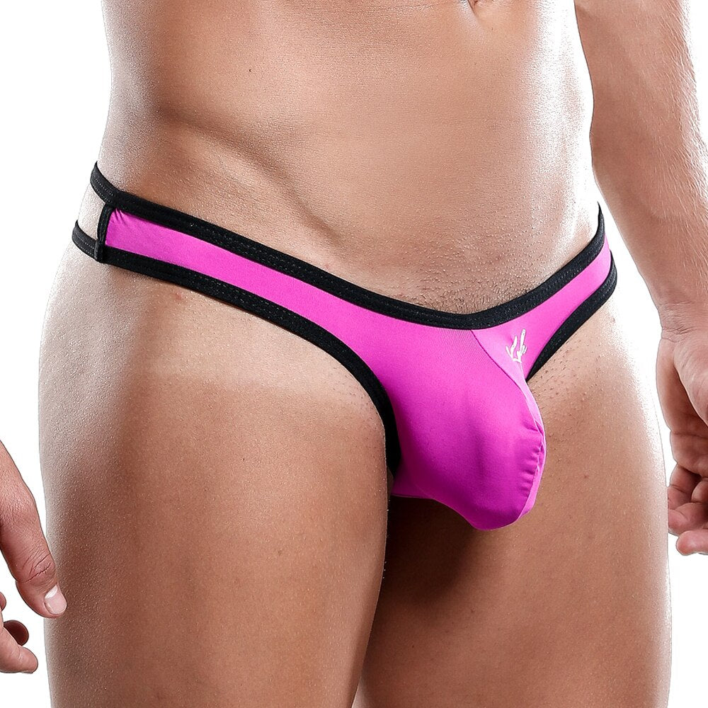 Kyle Mens Micro Thong  with Strappy Back Fuchisa