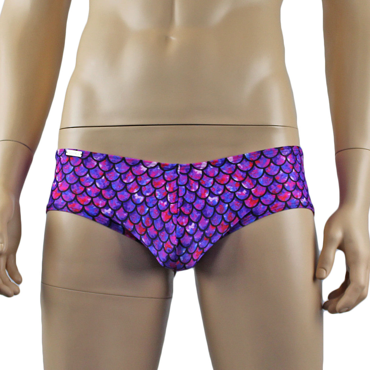 Mens Merman Aqua Man Mini Boxer Briefs Purple