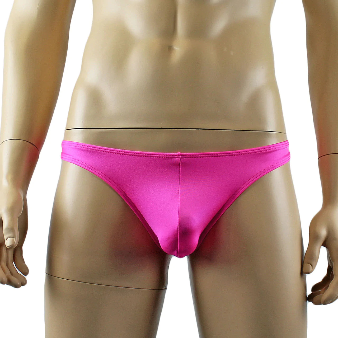 SALE - Mens Mick Stretch Spandex Low Rise Thong Hot Pink