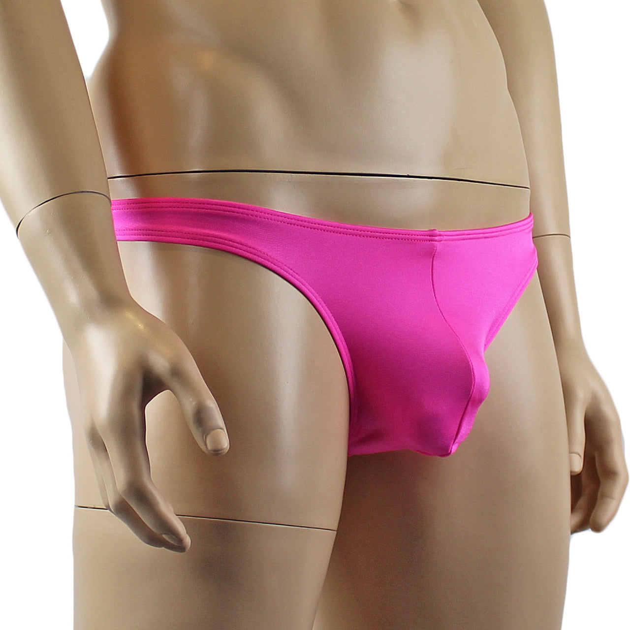 Mens Thong Underwear Wide Front or Narrow Front (hot pink plus other colours)