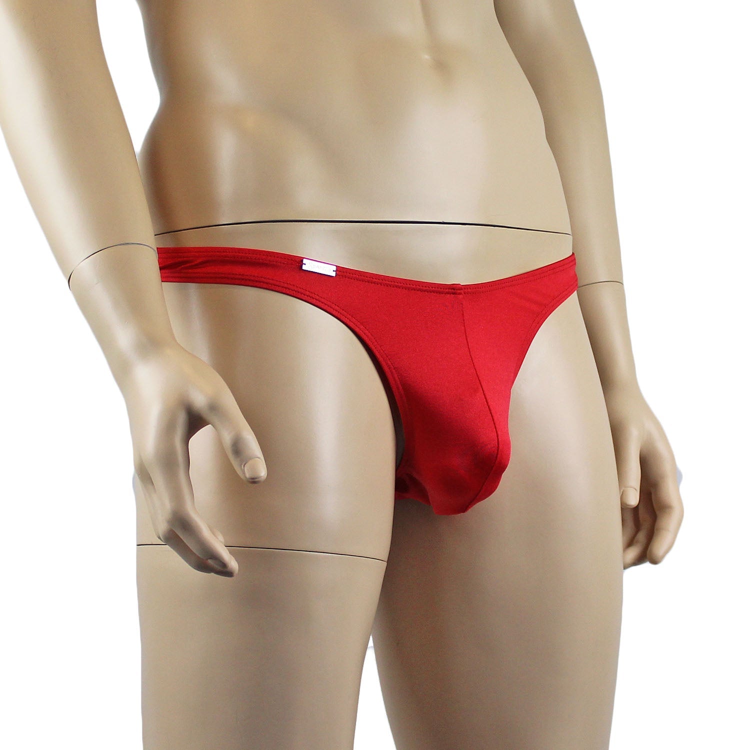 Mens Mick Spandex Medium Rise G string Thong Underwear Lingerie Red