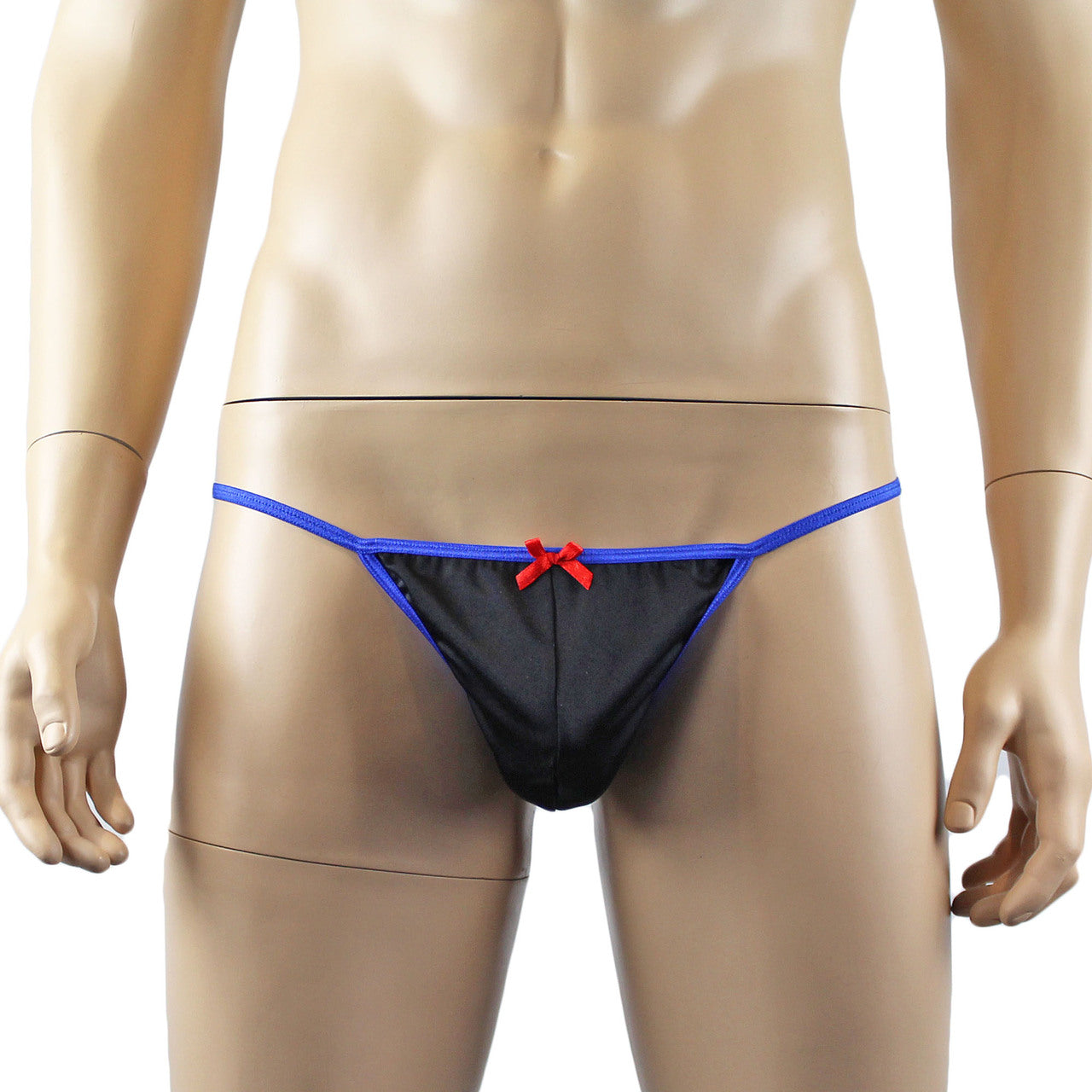 Mens Lingerie Colourful Stud G string with Bow Front (assorted colours)