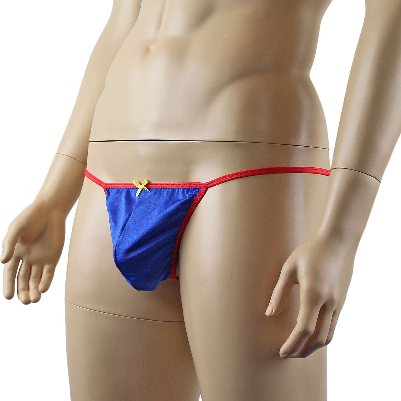 Mens Lingerie Colourful Stud G string with Bow Front (assorted colours)
