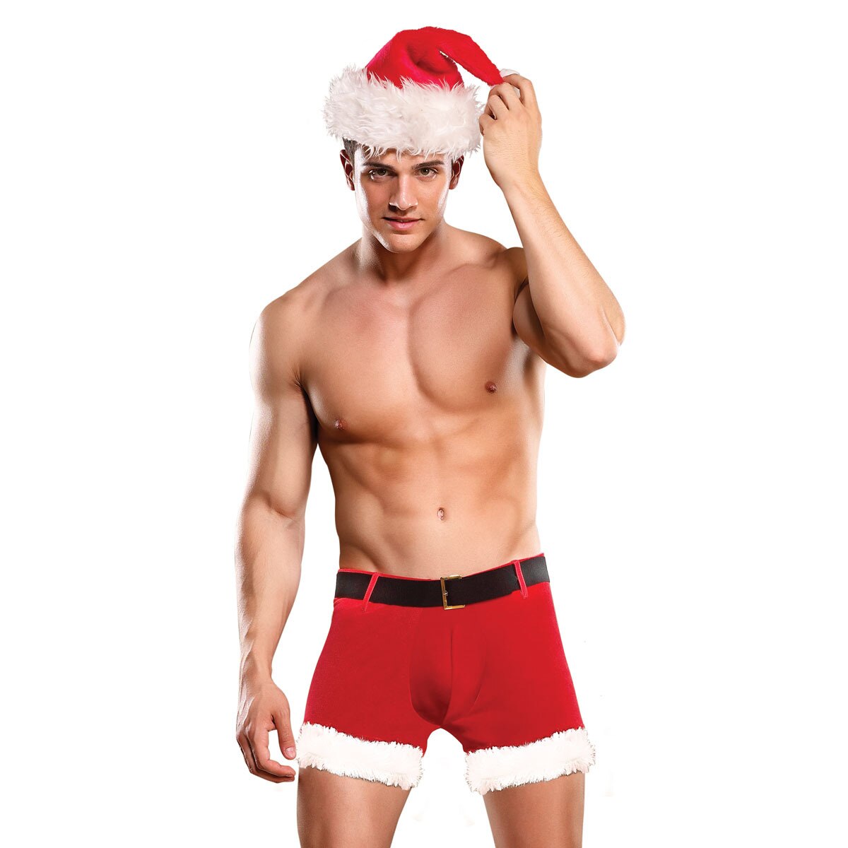 SALE - Mens Christmas Shorts & Hat Costume