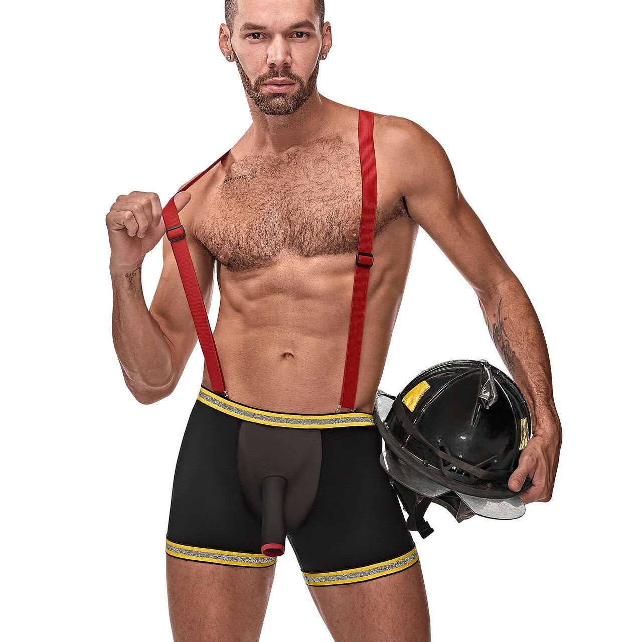 Mens Hose Me Down Fire Fighter Outfit