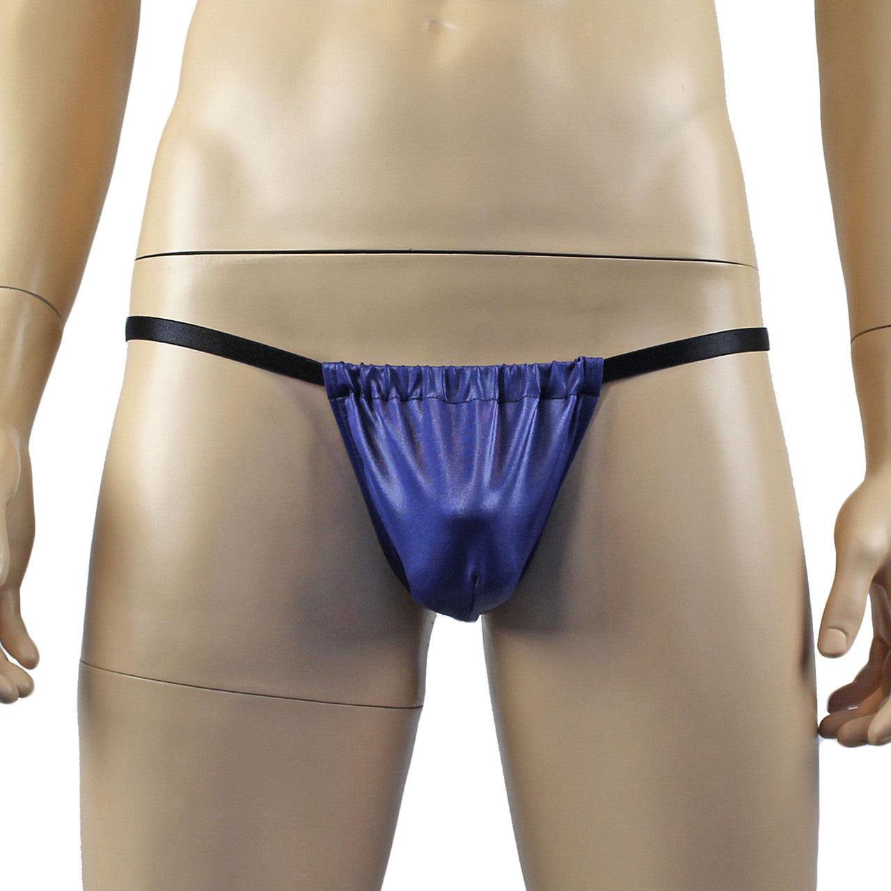 Male Oil Wetlook Pouch G string (blue plus other colours)